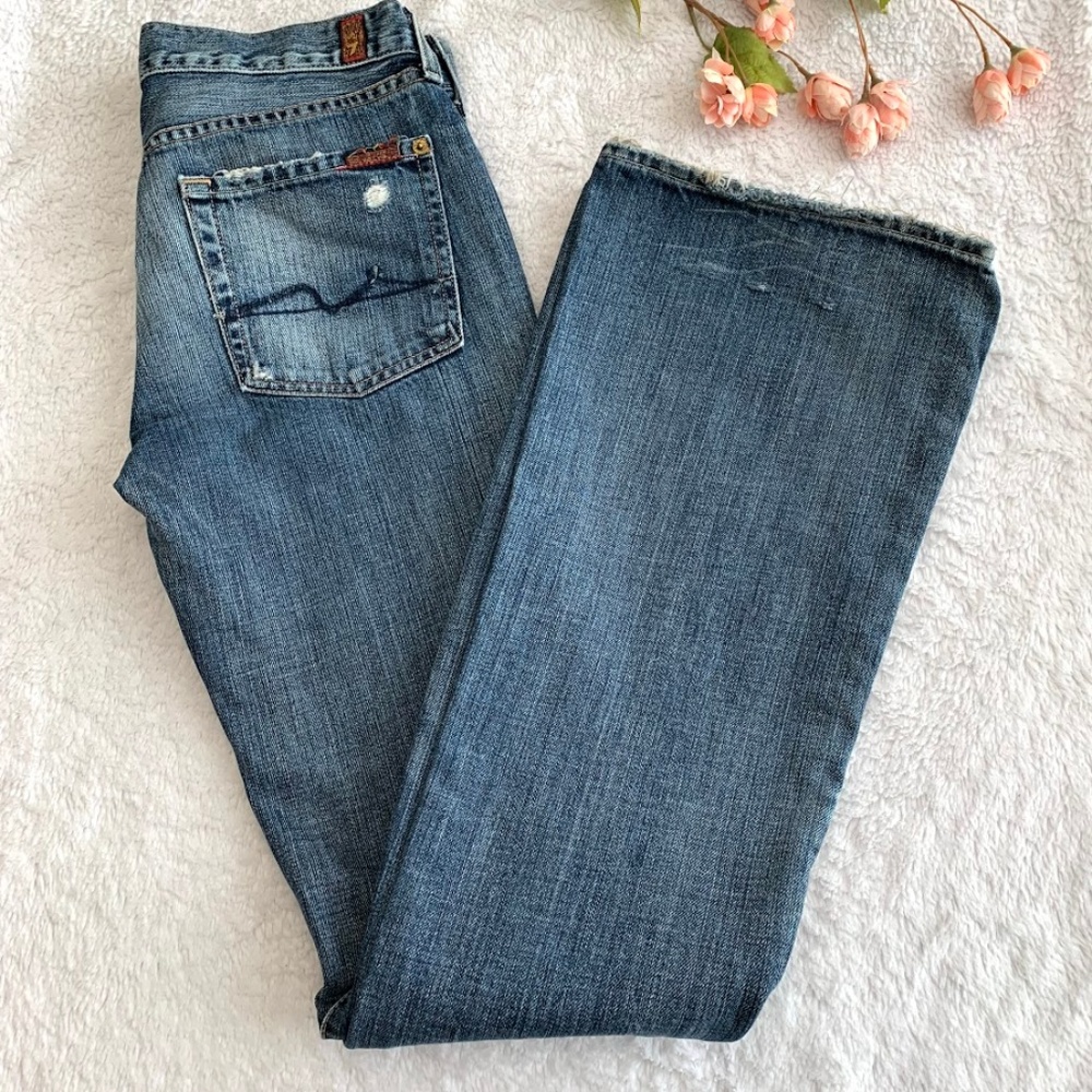 7 for All Mankind Havana Flare Leg Jeans